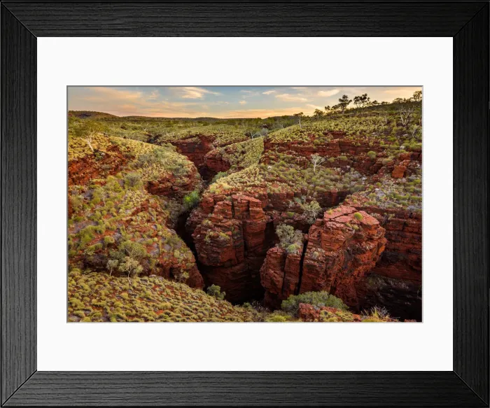 Framed Print : Hancock Gorge Framed Print : Hancock Gorge