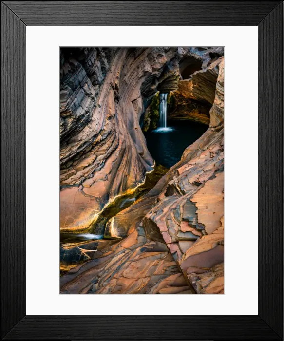 Framed Print : Spa Pool at Karijini National Park