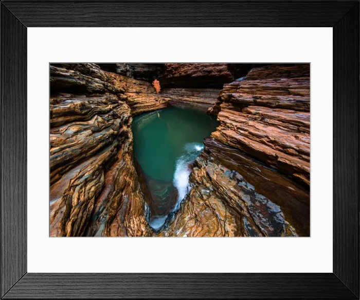 Framed Print : Hancock Gorge Framed Print : Hancock Gorge