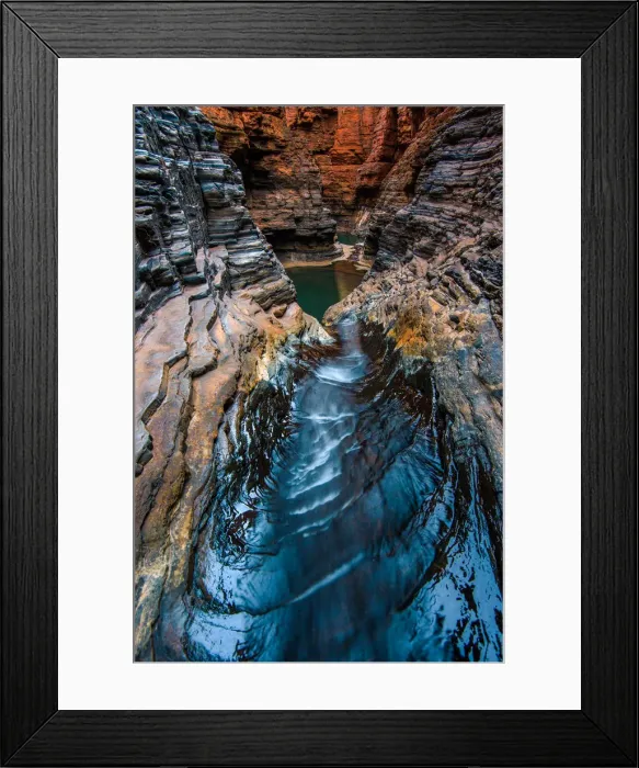Framed Print : Hancock Gorge Framed Print : Hancock Gorge