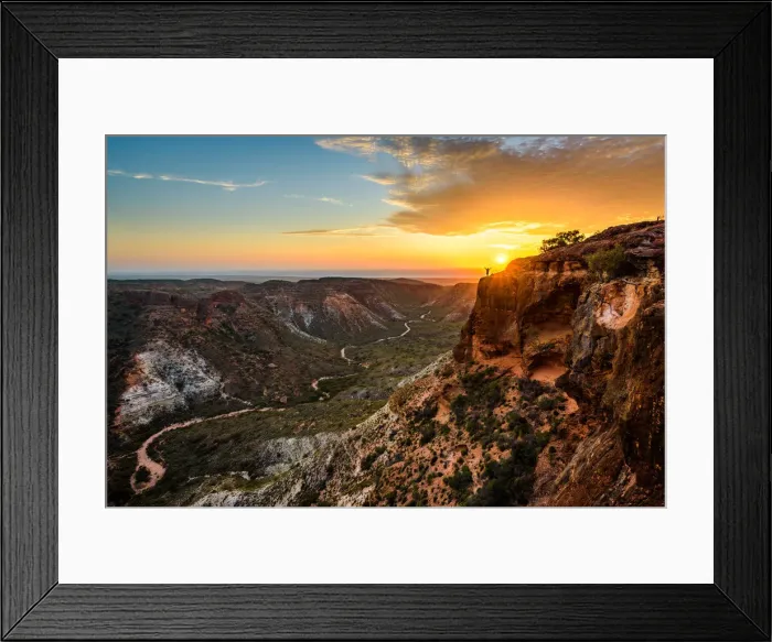 Framed Print : Charles Knife Canyon