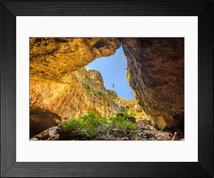 Framed Print : Tunnel Creek Framed Print : Tunnel Creek