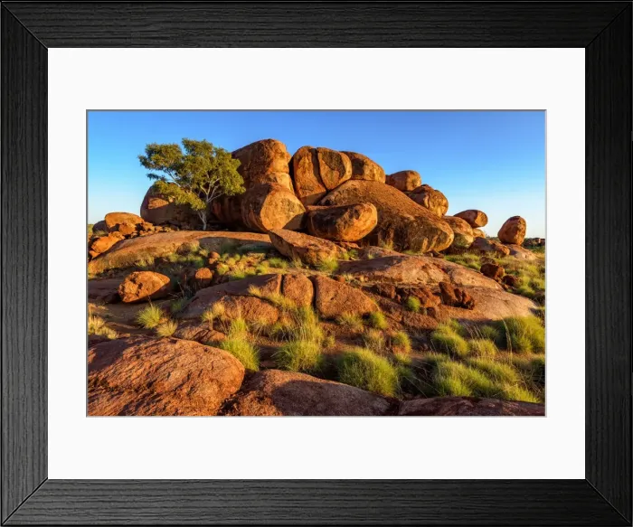 Framed Print : Devils Marbles Framed Print : Devils Marbles