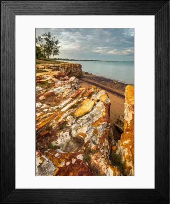 Framed Print : Cliffs of East Point Reserve Framed Print : Cliffs of East Point Reserve