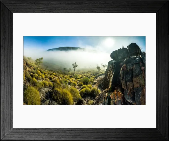Framed Print : Sunrise at Trig Point Framed Print : Sunrise at Trig Point
