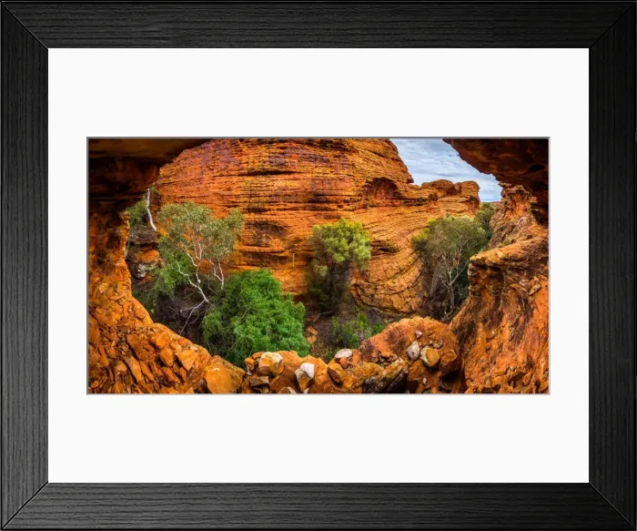 Framed Print : Hidden Canyon in the maze of weathered sandstone Framed Print : Hidden Canyon in the maze of weathered sandstone