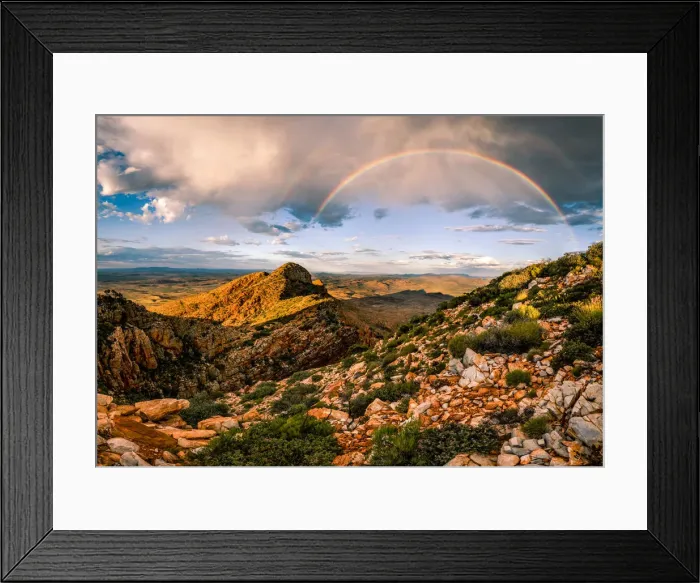 Framed Print : Sunset over mount Sonder Framed Print : Sunset over mount Sonder