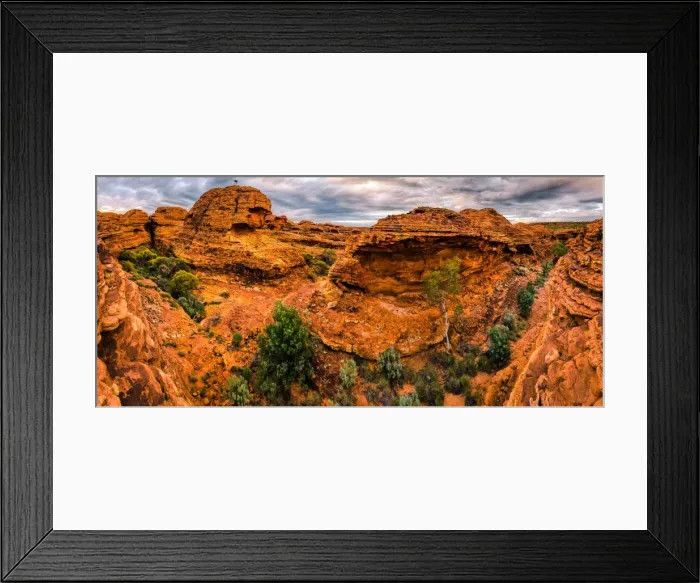 Framed Print : Maze of weathered sandstone domes at Watarrka National Park Framed Print : Maze of weathered sandstone domes at Watarrka National Park
