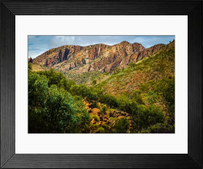 Framed Print : Razorback Ridge at West Macdonnell Ranges Framed Print : Razorback Ridge at West Macdonnell Ranges