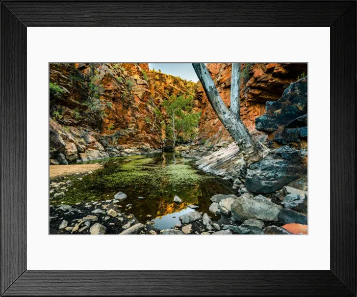 Framed Print : Serpentine Gorge at West Macdonnell Ranges Framed Print : Serpentine Gorge at West Macdonnell Ranges