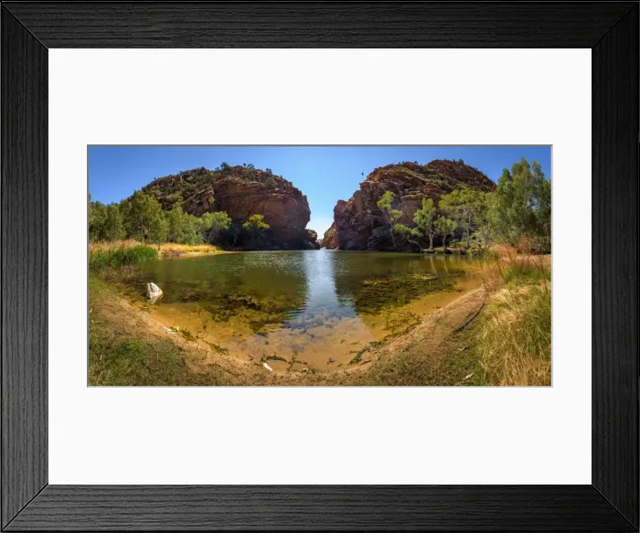 Framed Print : Ellery Creek Big Hole at West Macdonnell Ranges