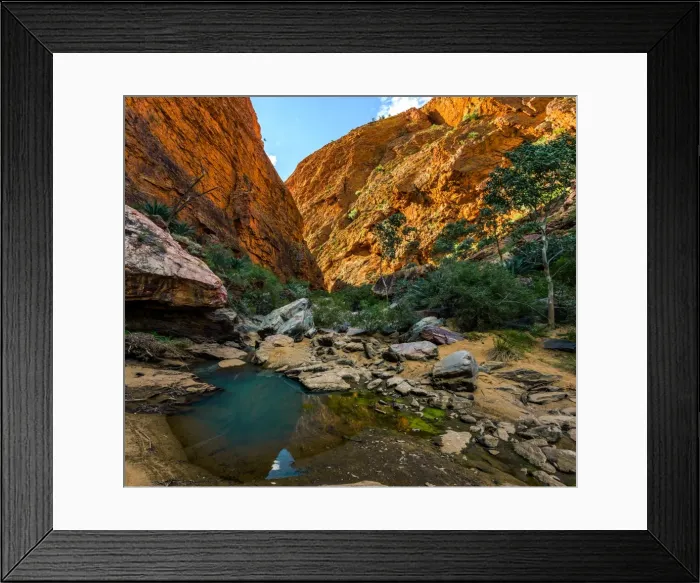 Framed Print : Hugh Gorge at West Macdonnell Ranges