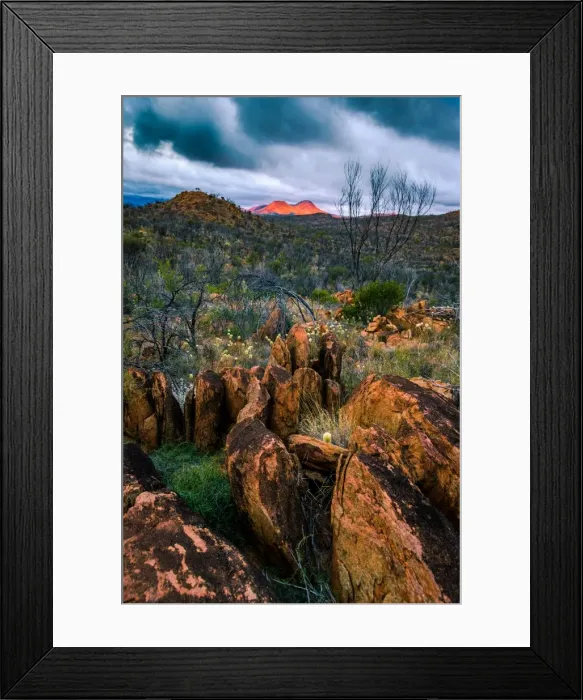 Framed Print : Hugh View at West Macdonnell Ranges