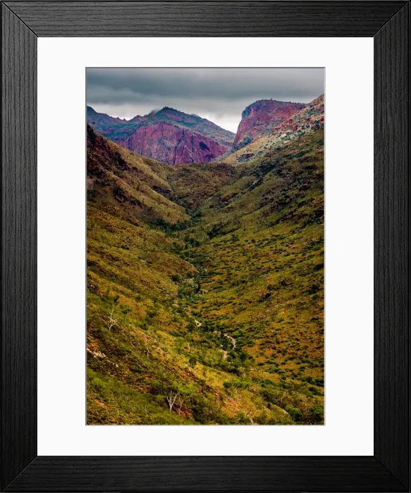 Framed Print : Linear Valley at West Macdonnell Ranges Framed Print : Linear Valley at West Macdonnell Ranges