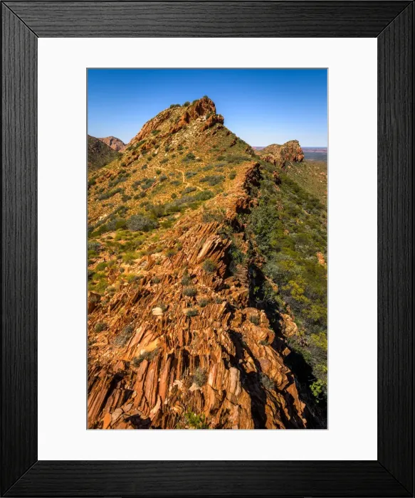 Framed Print : Reveal Saddle at West Macdonnell Ranges Framed Print : Reveal Saddle at West Macdonnell Ranges