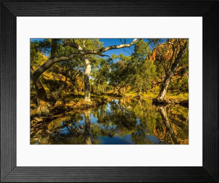 Framed Print : Fish Hole at West Macdonnell Ranges Framed Print : Fish Hole at West Macdonnell Ranges