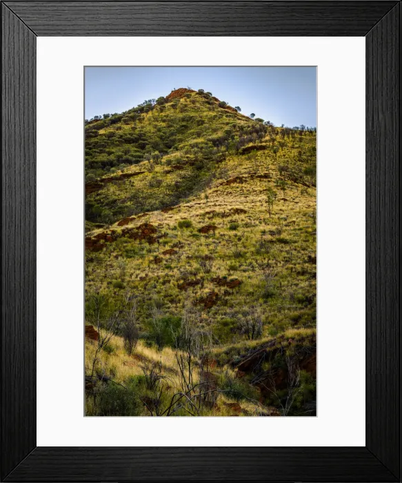 Framed Print : Hat Hill Saddle at West Macdonnell Ranges Framed Print : Hat Hill Saddle at West Macdonnell Ranges