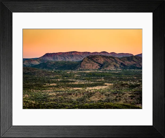 Framed Print : Mount Gillen at West Macdonnell Ranges
