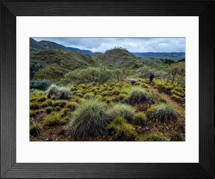 Framed Print : Ellery Creek foothills at West Macdonnell Ranges