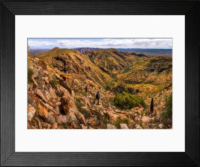 Framed Print : Paisley Bluff at West Macdonnell Ranges Framed Print : Paisley Bluff at West Macdonnell Ranges
