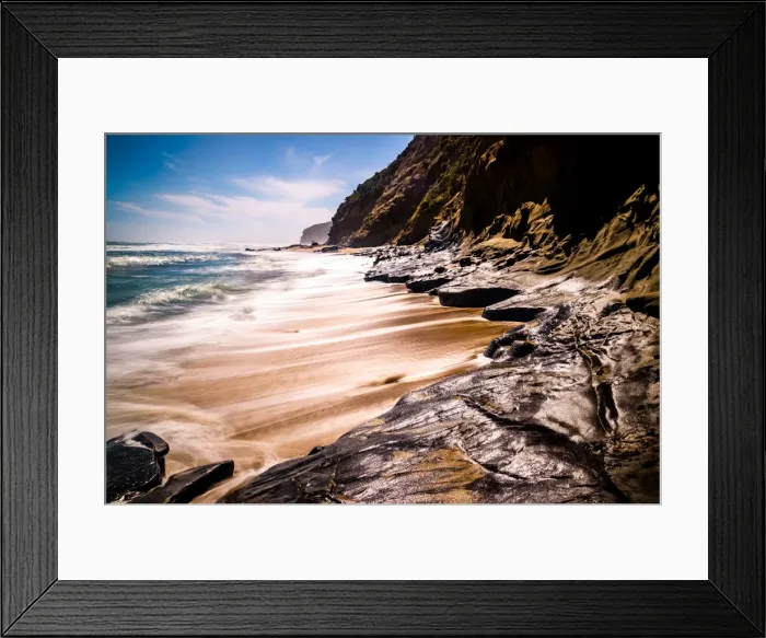 Framed Print : Wreck Beach at Great ocean Road, Victoria