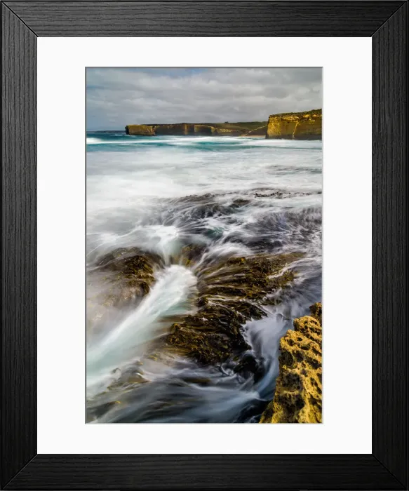 Framed Print : Sherbrook River Beach at Great ocean Road, Victoria