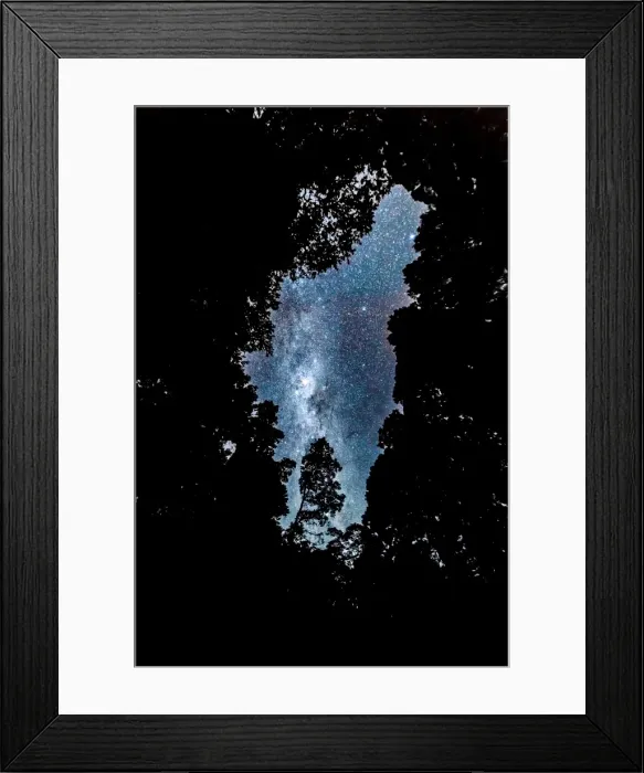 Framed Print : View to the milky way in Melba Gully, Great Otway National Park, Victoria Framed Print : View to the milky way in Melba Gully, Great Otway National Park, Victoria