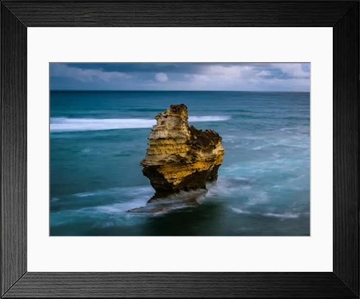 Framed Print : Sea stack at Bay of Islands, Great Ocean Road, Victoria Framed Print : Sea stack at Bay of Islands, Great Ocean Road, Victoria