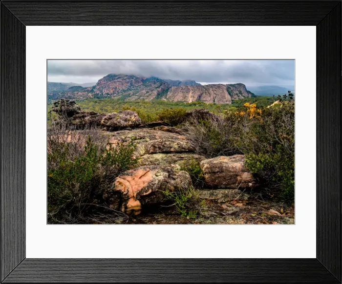 Framed Print : Hollow Mountain