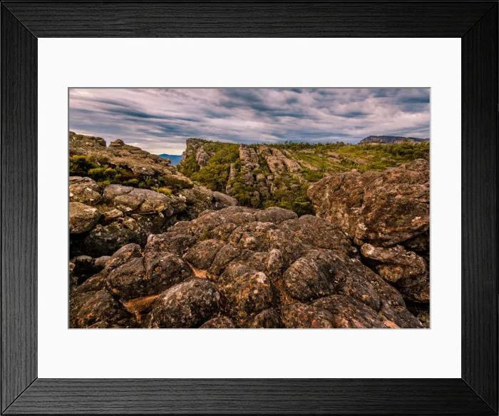 Framed Print : Wonderland Range in in Grampians National Park, Victoria Framed Print : Wonderland Range in in Grampians National Park, Victoria