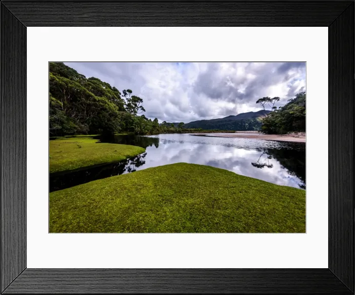 Framed Print : New Falls Creek at New Harbor, South West Cape trail, Southwest Tasmania Framed Print : New Falls Creek at New Harbor, South West Cape trail, Southwest Tasmania