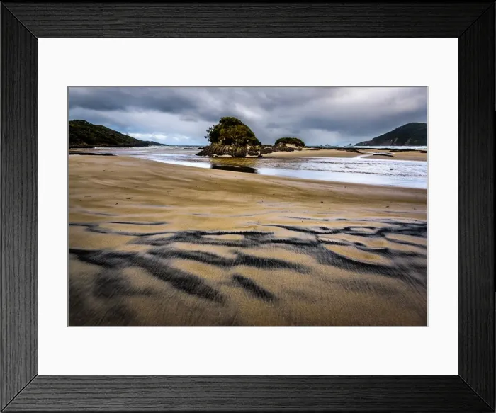 Framed Print : Surprise Bay at South Coast track, Southwest Tasmania