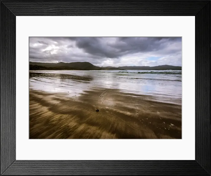 Framed Print : Cox Bright beach, South Coast track, Southwest Tasmania Framed Print : Cox Bright beach, South Coast track, Southwest Tasmania