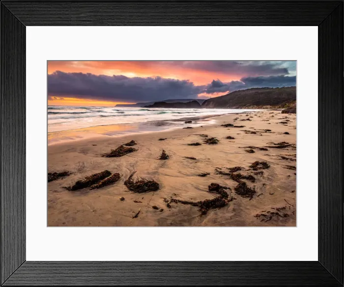 Framed Print : South East Cape Bay at South Coast track, Southwest Tasmania Framed Print : South East Cape Bay at South Coast track, Southwest Tasmania