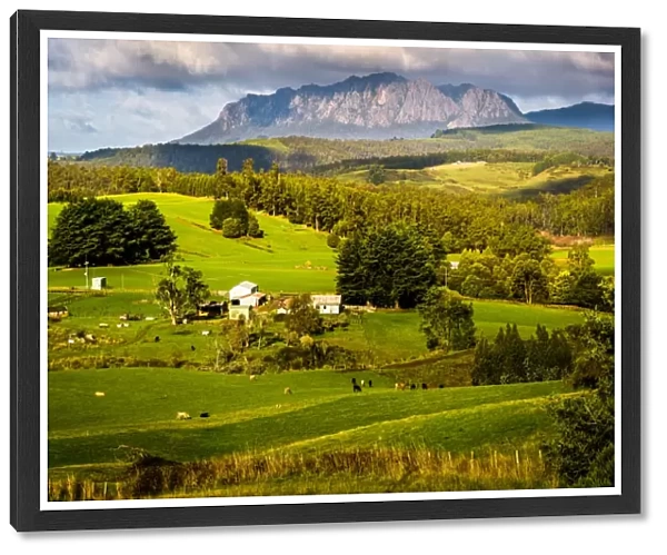 Rural Tasmania and Mount Roland