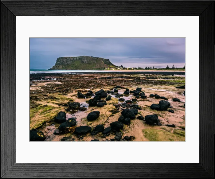 Framed Print : Stanley and The Nut, Tasmania