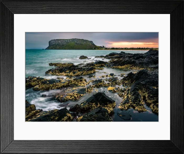 Framed Print : Stanley and The Nut, Tasmania