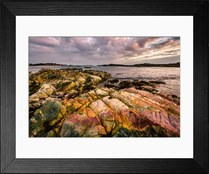 Framed Print : Colorful Tarkine Coast, Tasmania Framed Print : Colorful Tarkine Coast, Tasmania