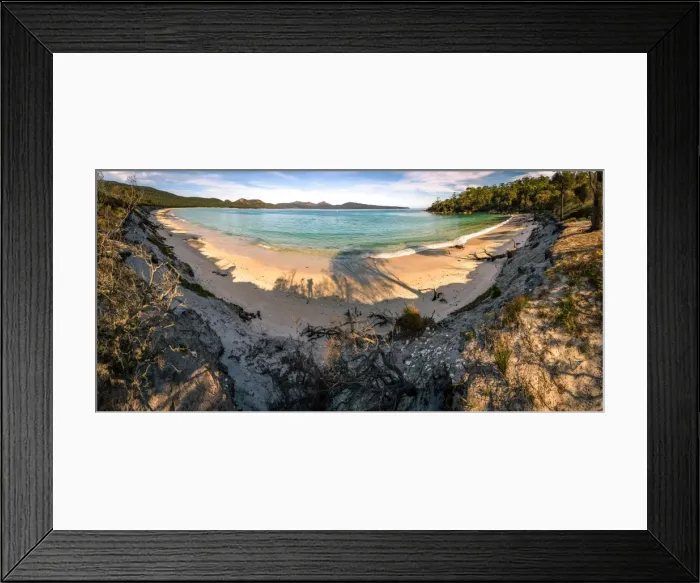 Framed Print : Bryans Beach at Freycinet National Park, Tasmania