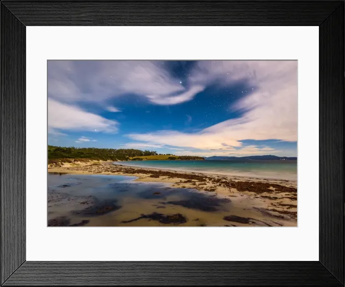 Framed Print : Darlington Bay at Maria Island, Tasmania Framed Print : Darlington Bay at Maria Island, Tasmania
