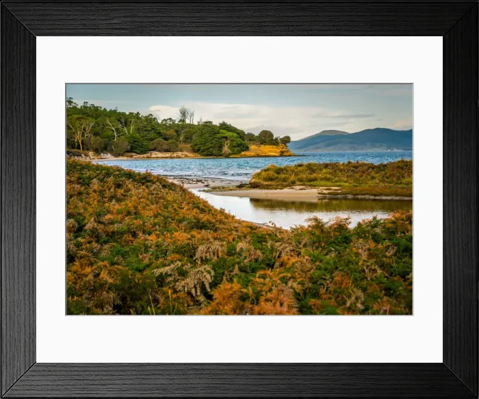 Framed Print : Painted Cliffs of Maria Island, Tasmania