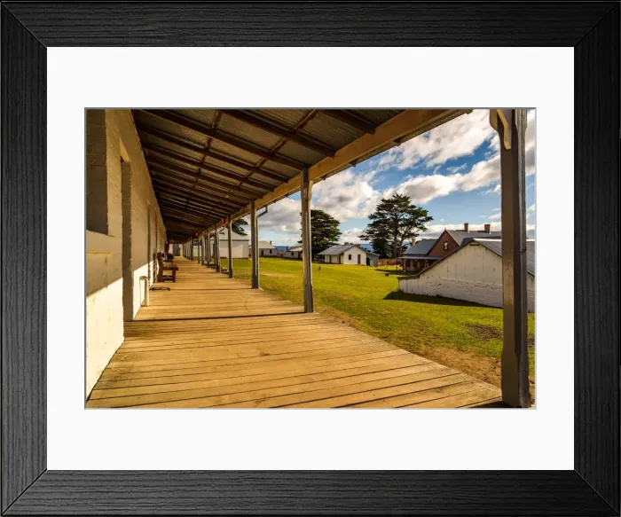 Framed Print : Darlington at Maria Island, Tasmania Framed Print : Darlington at Maria Island, Tasmania