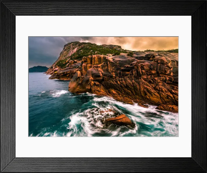 Framed Print : Sleepy bay