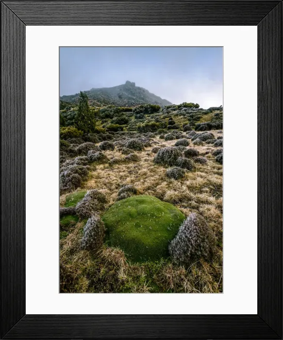Framed Print : Sunrise at East Wall of mt Jerusalem, Tasmania Framed Print : Sunrise at East Wall of mt Jerusalem, Tasmania