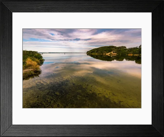 Framed Print : Wardlaws Creek at Lagoons Beach, Tasmania
