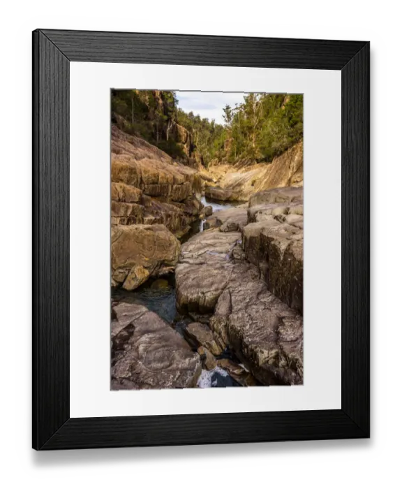 Framed Print : Apsley River Gorge at Douglas-Apsley National Park, Tasmania Framed Print : Apsley River Gorge at Douglas-Apsley National Park, Tasmania