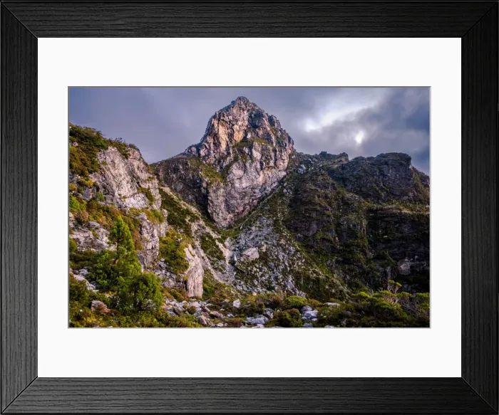 Framed Print : Lions Head in Franklin-Gordon Wild Rivers National Park, Tasmania Framed Print : Lions Head in Franklin-Gordon Wild Rivers National Park, Tasmania