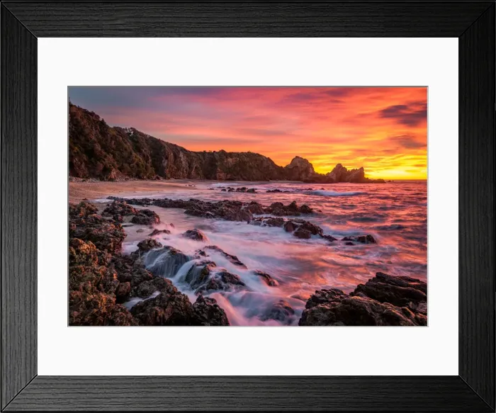 Framed Print : Sunrise at Murunna Point, New South Wales