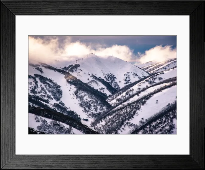Framed Print : Hotham Heights in Australian Alps, Victoria