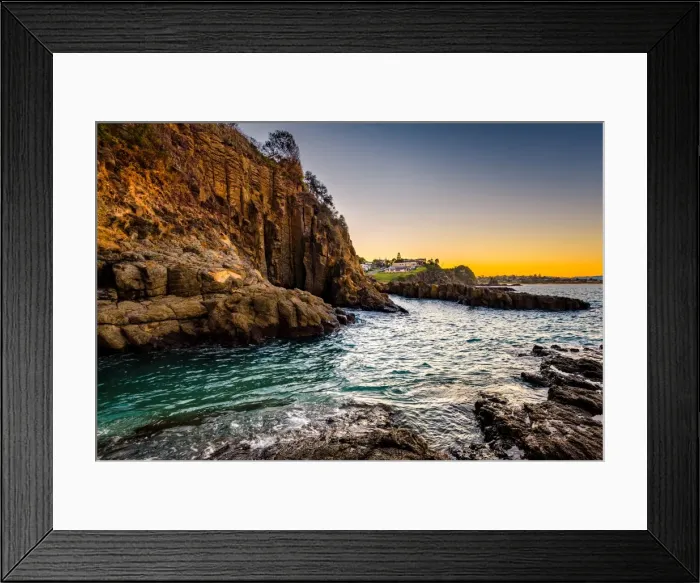 Framed Print : Coastline of Kiama, New South Wales Framed Print : Coastline of Kiama, New South Wales
